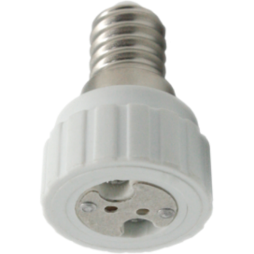 Патрон-переходник E14-->GU5.3 белый пласт. ECOLA A4G16WEAY (484686)