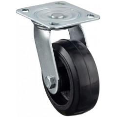 Опора поворотная колесная сер. рез. SCd 55 ф125мм, г/п-160кг