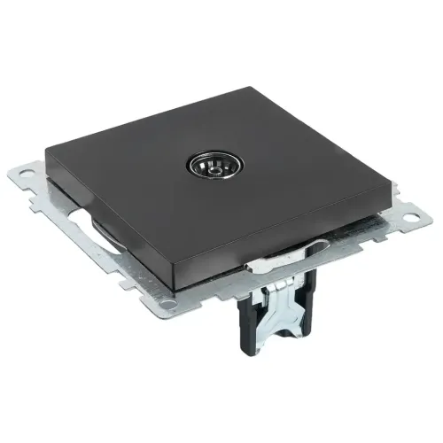 Розетка TV Катрин черный GLS00-7108-05