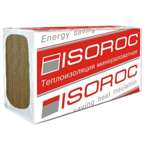 Утеплитель мин/ват ISOROC ПП-80 пл-86 (1000х600х100) (1,8м2 0,18м3)