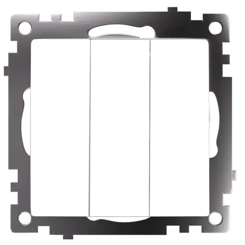 Выключатель 3-кл Катрин белый GLS10-7108-01