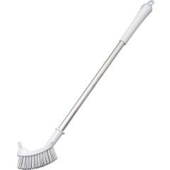 Ёрш для туалета без подставки ДОЛЯНА 10х58 см, цвет серый, силиконовый (7167286)