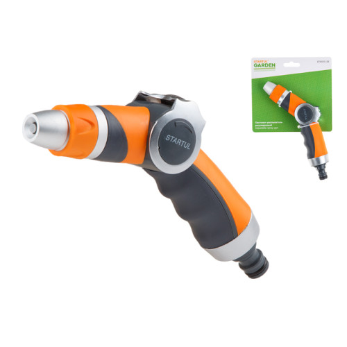 Пистолет-распылитель STARTUL GARDEN металлический с плав.регулир. (ST6010-26)