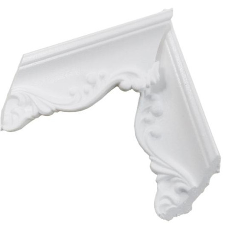 Угол потолочный универсальный Уют 7023/1 белые (2шт)(28 уп. в кор.)