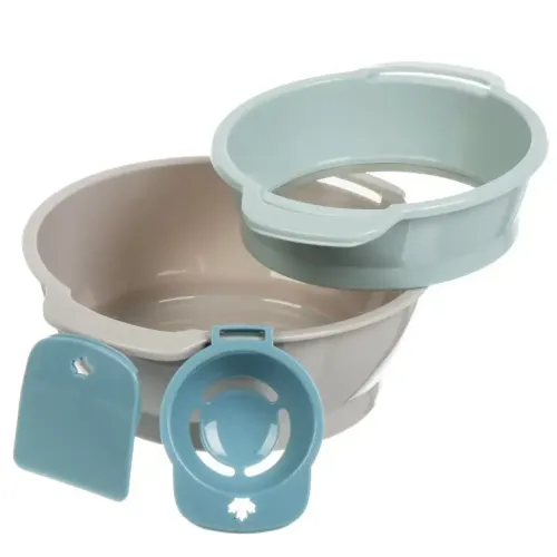 Набор для приготовления теста Daniks (миска, сито, сепаратор, лопатка) Y4-7876 (459146)