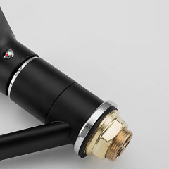 Смеситель для кухни FRAP F4549-6 черный/хром