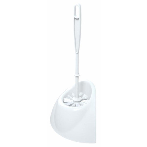 Ёрш для туалета напольный YORK, уголок, белый 064040 (804267)