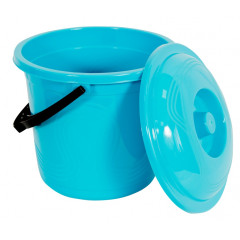 Ведро Волна 10л с крышкой Э-106/127