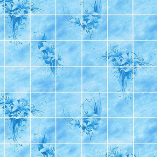 Панель АКВ рустованная Лилия,голубой (2,44м*1,22м, 3,2мм)