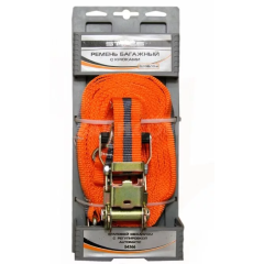 Стяжка для груза STELS 0,038x10м с храповым механизмом Automatic (54366)