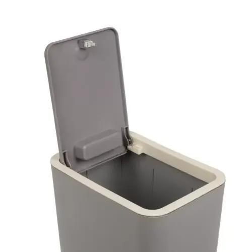Контейнер для мусора прямоугольный 6л серый (479310)