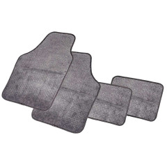 Коврики авто AUTOPROFI (PET602 GY) ковролиновые, компл. из 4 шт., серый