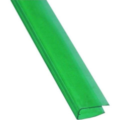 Поликарбонат сот. U-профиль 8мм, 2.1м зеленый