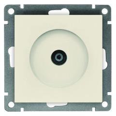 Розетка TV UNIVersal Афина сл.кость A0027-I