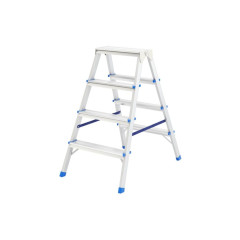 Стремянка СИБРТЕХ двусторонняя (97924) алюминий 4 ступ.