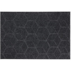 Коврик придверный 400*600мм SHAHINTEX ПРАКТИК влаговпитывающий Соты, серый (466-393)
