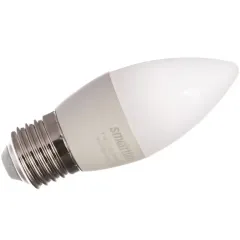 Лампа E27 светодиод.12Вт 6000К SMARTBUY С37 свеча (960Lm)