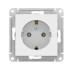 Розетка 2P+Е AtlasDesign белый SchE ATN000143