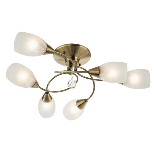 Светильник EUROSVET 2275/6 античная бронза(29м2)