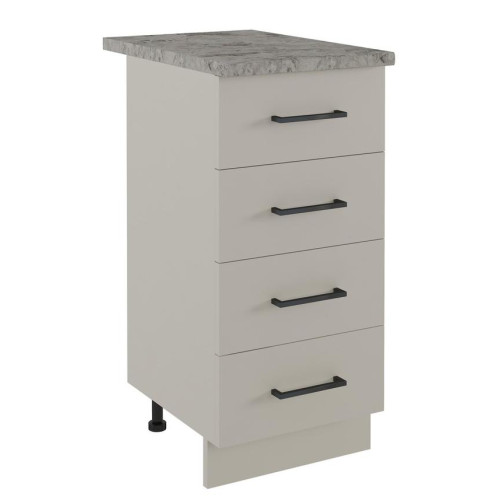 Стол рабочий EVA GOLD 40 кашемир (4 ящика)