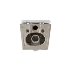 Унитаз-подвесной EVA GOLD K634 белый, сид. дюропласт тонкое, безободковый