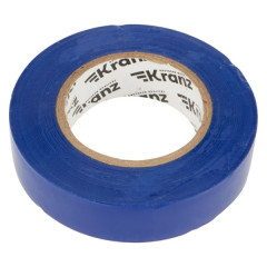 Изолента ПВХ 19мм х 25м синяя Kranz