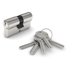 Мех. цилиндр 40х40 д/пластик. двери ключ/ключ