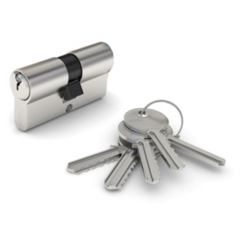Мех. цилиндр 40х40 д/пластик. двери ключ/ключ