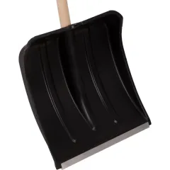 Лопата снеговая Сибртех деревянный черенок 380х360х1420мм (61697) (*1)