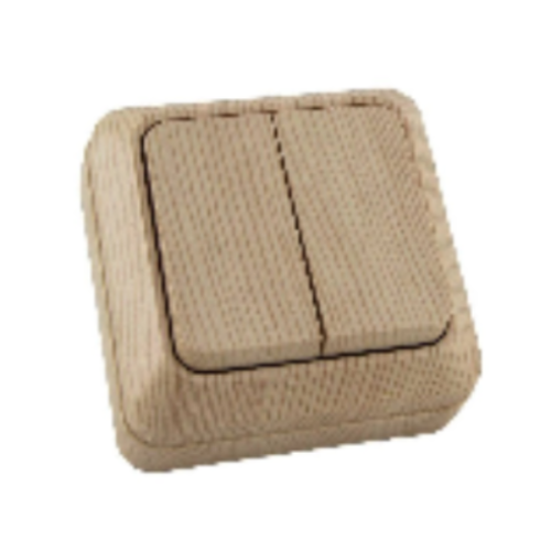 Выключатель О/У 2-кл TDM сосна Ладога SQ1801-0044 (623057)