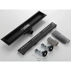 Трап кан. GAPPO G85007-36 70x500 мм, чёрный