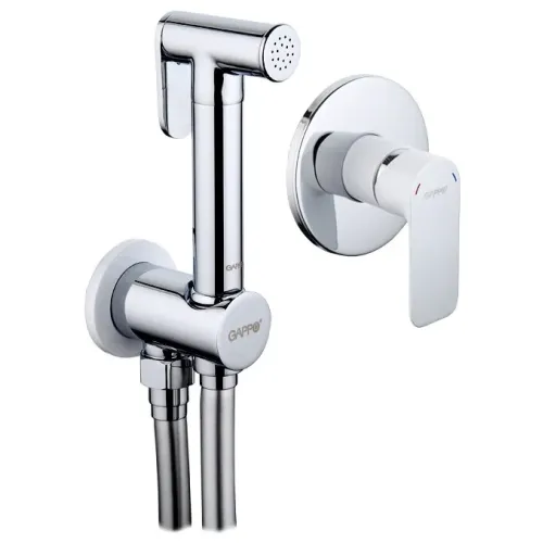 Душ гигиенический встраиваемый GAPPO G7248 со смесителем, хром