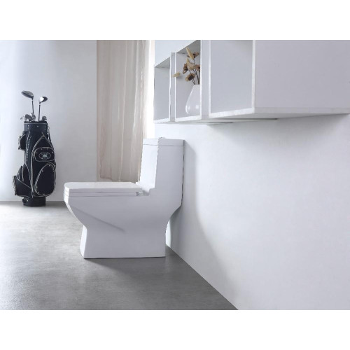 Унитаз-монолит EVA GOLD SM9006А сиденье ПП, с гофрой и гибкой подводкой