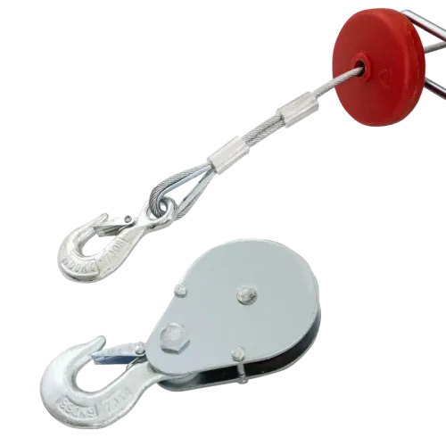 Тельфер электрический DENZEL TF-1200 (1.2т, 1800 Вт, высота 12 м, 8 м/мин) (52018)