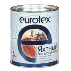 Лак яхтный EUROTEX полуматовый 2л