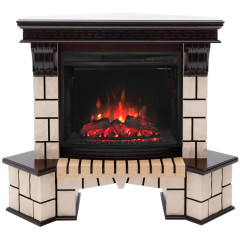 Камин электрический STONE CORNER RS 25/25'5 AO-217 + QUEEN-S 25.5 (VR25.5)