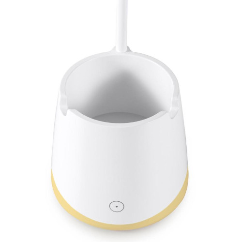 Лампа настольная DE564 желтый/белый