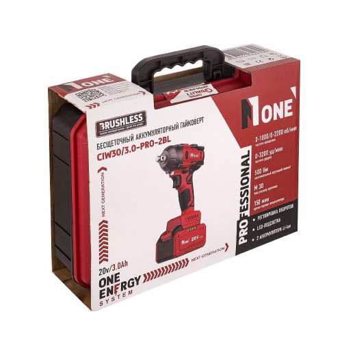 Гайковерт аккумуляторный NUMBER ONE CIW30/3.0-PRO-2BL