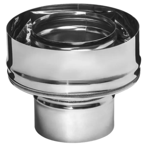 Дымоход старт-сэндвич 0,8мм Ф115*200 нержавеющая сталь (Феррум)