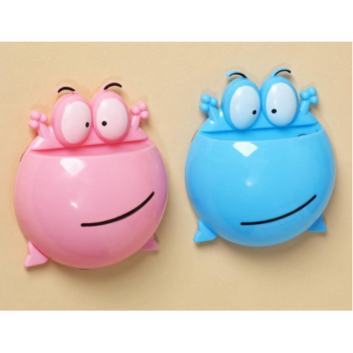 Держатель для зубных щеток «Бегемотик», на присосках, МИКС (3048014)