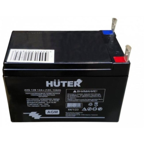 Аккумулятор 12V 12Ач HUTER (64/1/23)