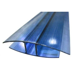 Поликарбонат сот. H-профиль 4мм, 6м синий