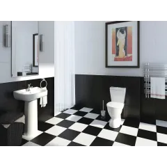 Плитка керамогранит 330*330 Таурус чёрный арт.721293 за м2 в уп. 1.307 м2 (12шт.)