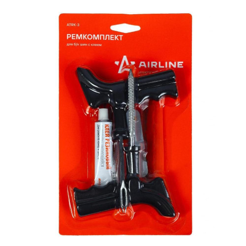 Ремкомплект бескамерных шин Airline ATRK-3 с клеем-активатором (2995136)