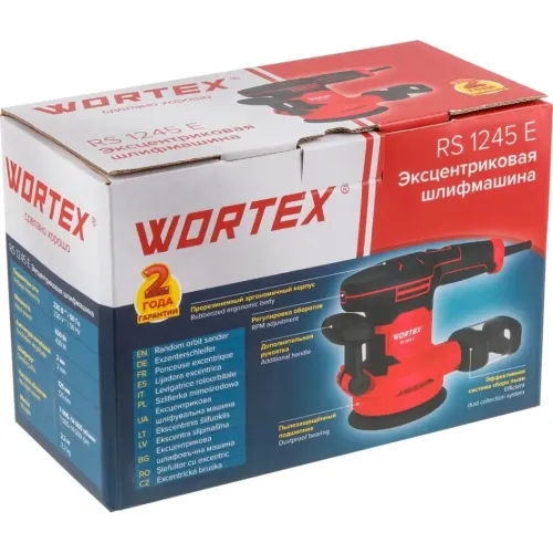 Машина шлифовальная эксцентриковая WORTEX RS1245 E (*7)