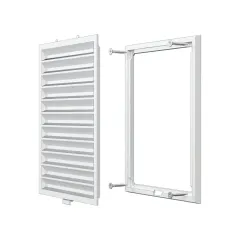 Решетка вентиляционная разъемная пластиковая сетка 2015RZN