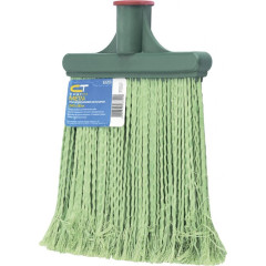 Метла СИБРТЕХ полипропиленовая, плоская распушенная, 240 х 160 х 1400 мм (63219)