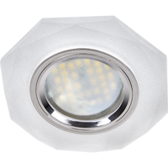 Свет. точ. ECOLA DL1652 MR16 8-угольник матовый/хром FN1652EFF