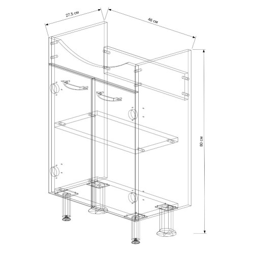 Тумба EVA GOLD 50 