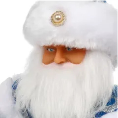 Фигурка декоративная Дед Мороз 30см музыка/движение синяя Y4-9446 (502895)